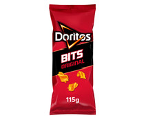 Snack de espirales de maíz con sabor a barbacoa de MATUTANO BITS TWISTIES bolsa de 95 g.