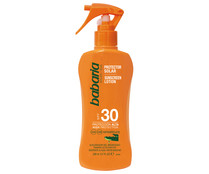 Protector solar en spray con factor de protección 30 (alto) BABARIA 200 ml. Protector solar en spray con factor de protección 30 (alto) BABARIA 200 ml.