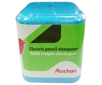 Sacapuntas eléctrico con cuerpo y depósito de plástico, PRODUCTO ALCAMPO.