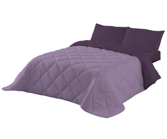 Relleno nórdico acrilíco para cama de 105 centímetros, lila bicolor, densidad de 300 gramos PRODUCTO ALCAMPO. Relleno nórdico acrilíco para cama de 105 centímetros, lila bicolor, densidad de 300 gramos PRODUCTO ALCAMPO.