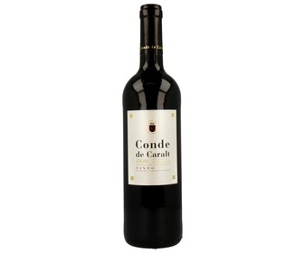 Vino tinto con denominación de origen Cataluña CONDE DE CARALT botella de 75 cl. Vino tinto con denominación de origen Cataluña CONDE DE CARALT botella de 75 cl.