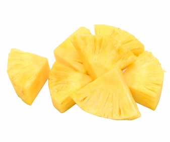Vaso piña del monte troceada de 250 g.