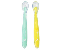 Pack de 2 cucharas de bebé BADABULLE.
