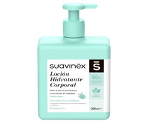 Loción corporal hidratante, con extracto de Caléndula y textura ligera SUAVINEX 500 ml.