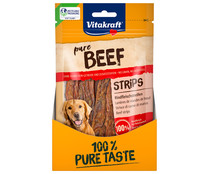 Snacks naturales para perro tiras de ternera VITAKRAFT 80 gr.