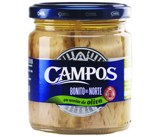 Bonito del norte en aceite de oliva frasco de 150 gramos Bonito del norte en aceite de oliva frasco de 150 gramos