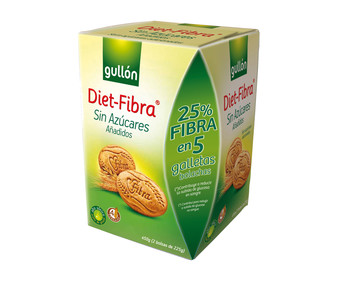 Galletas de fibra GULLÓN DIET 450 g. Galletas de fibra GULLÓN DIET 450 g.