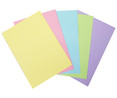 Folios de 5 colores pastel Din A4 80g, 100 hojas (20 hojas por color) OCEAN'S WAVE.