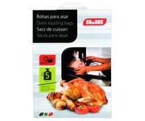 Bolsas de horno de 25x38 centímetros IBILI paquete de 5 unidades.