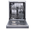 Lavavajillas HISENSE HS622E10X, capacidad 13 servicios, clasificación energética E, H: 84,5cm, A: 59,8cm, F: 60cm.