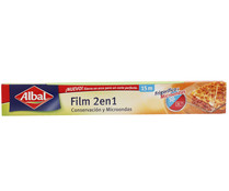 Film  2 en 1 conservación y microondas ALBAL 15 mts.