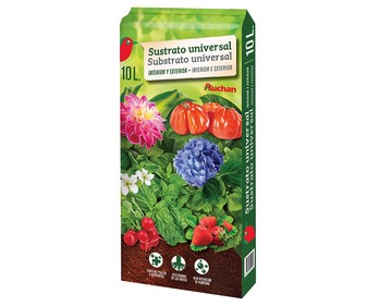 Saco de 10 litros de sustrato universal de cultivo PRODUCTO ALCAMPO.
