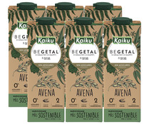 Bebida de avena sin azúcares añadidos KAIKU Begetal 6 x 1 l.