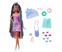 BARBIE Totally Hair Pelo extralargo Muñeca surtida con ropa y accesorios para el pelo, MATTEL HCM87.