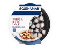 Rodajas de pulpo, cocido en su jugo AGUINAMAR 150 g.