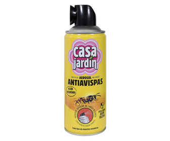 Insecticida especial antiavispas y otros insectos voladores CASA JARDÍN 400 ml. Insecticida especial antiavispas y otros insectos voladores CASA JARDÍN 400 ml.