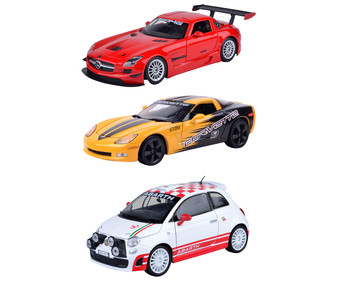 Surtido city car de coches deportivos a escala 1:24 ONE TWO FUN ALCAMPO. Surtido city car de coches deportivos a escala 1:24 ONE TWO FUN ALCAMPO.