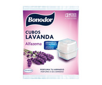 Cubos antipolillas aroma lavanda BONODOR 20 uds.  200 mg.