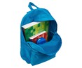 Mochila juvenil azul básica con 1 compartimento y bolsillo inferior, 24 litros PRODUDUCTO ECONÓMICO ALCAMPO, 31x42x3cm.