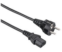 Cable QILIVE de alimentación universal (3 pin) de 1,5 metros, color negro. Cable QILIVE de alimentación universal (3 pin) de 1,5 metros, color negro.