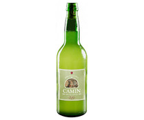 Sidra natural sin alcohol elaborada en Asturias CAMIN botella de 70 cl.