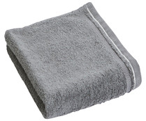 Toalla de baño 100% algodón, color gris, 450 g/m², ACTUEL.