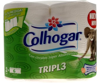 Rollo papel de cocina 2 unidades Rollo papel de cocina 2 unidades