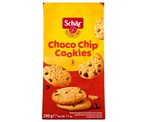 Galletas con pepitas de chocolate, sin gluten SCHÄR 200 g.
