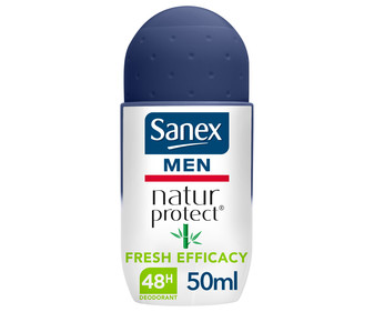 Desodorante roll on para hombre con extracto de Bambú natural SANEX Men natur protect 50 ml. Desodorante roll on para hombre con extracto de Bambú natural SANEX Men natur protect 50 ml.