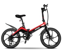 Bicicleta eléctrica plegable DUCATI MG-20, 250W, 6 velocidades, ruedas 20”, autonomía 50km.