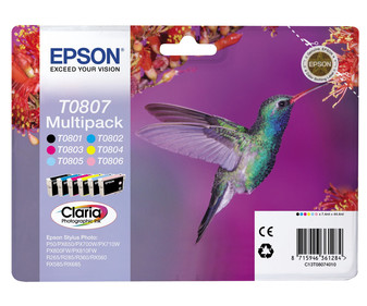 0807 pack 6 cartuchos de tinta de colores 0807 pack 6 cartuchos de tinta de colores