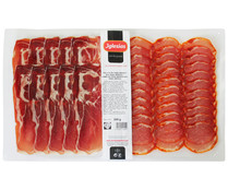 Paleta de cebo ibérica (50% raza ibérica) y lomo de cebo ibérico (50% raza ibérica) IGLESIAS 250 g.