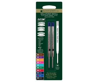 Recambios de tinta azul 2 unidades Recambios de tinta azul 2 unidades
