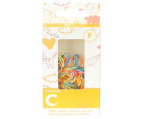 Gomas elásticas infantiles pequeñas, de divertidos colores COSMIA 250 uds.