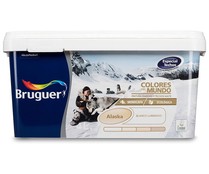 Pintura para paredes monocapa BRUGUER Colores del mundo Alaska Blanco Extra Mate, 4L.
