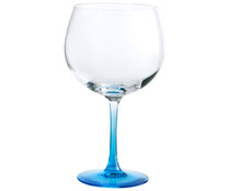Copa de balón para combinados con pie de color Gin, azul, 71,5cl., Fiesta LUMINARC.