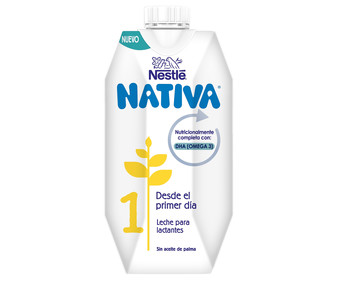 Leche (1) líquida para recién nacido, desde el primer día NATIVA 1 500 ml. Leche (1) líquida para recién nacido, desde el primer día NATIVA 1 500 ml.