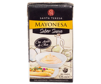 Mayonesa fina de sabor suave SANTA TERESA 125 ml. Mayonesa fina de sabor suave SANTA TERESA 125 ml.