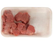 Bandeja con carne para estofado de 2ª de ternera blanca