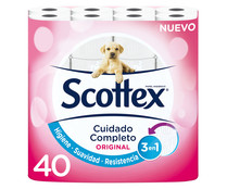 Papel higiénico Original SCOTTEX 40 uds.