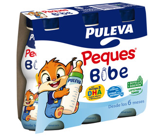 Leche (2) de continuación líquida para biberón, a partir de 6 meses PULEVA Peques bibe 3 x 250 ml. Leche (2) de continuación líquida para biberón, a partir de 6 meses PULEVA Peques bibe 3 x 250 ml.