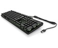 Teclado gaming HP Pavilion 550 (9LY71AA), mecánico, iluminación Led, antighosting, conexión Usb.