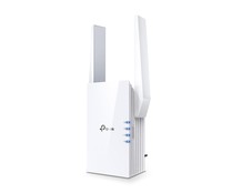 Extensor de cobertura Wi-Fi TP-LINK RE450, banda dual, WIFI 6 AX1500, 2 antenas, puerto Ethernet.