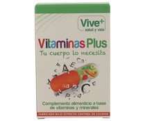 Complemento alimenticio con vitaminas y minerales VIVE PLUS 50 uds.