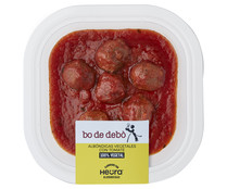Albóndigas 100% vegetales a base de proteina de guisante con salsa de tomate BO DE DEBÓ 280 g.