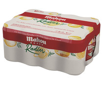 Cerveza con zumo natural de limón MAHOU RADLER pack 12 latas x 33 cl. - Alcampo