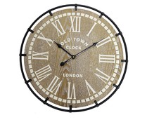 Reloj de pared con números romanos, 50 cm de diámetro, ACTUEL.