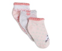 Lote de 3 pares de calcetines para bebé IN EXTENSO, talla 15/17.