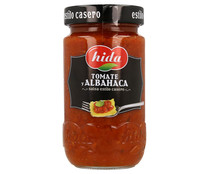 Salsa tomate y albahaca, estilo casero HIDA 350 g.
