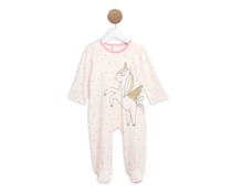 Pijama pelele de algodón para bebé IN EXTENSO, talla 56.